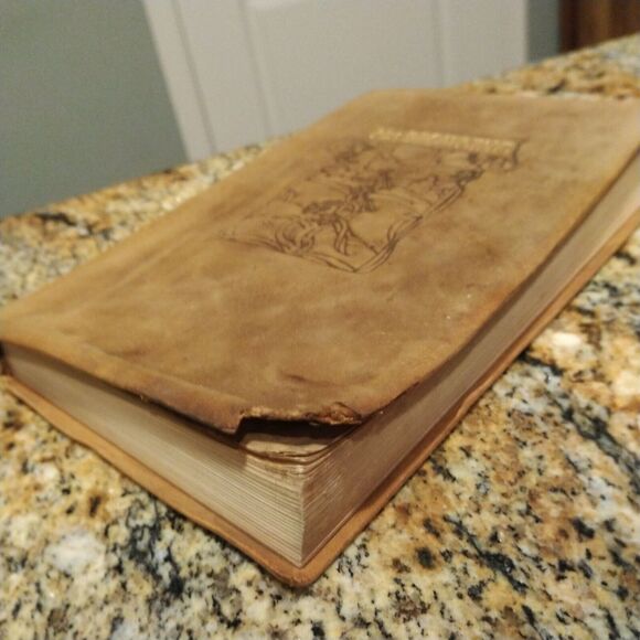 1800s The Complete Poetical Works of Elizabeth Barrett Browning Leather Cover - Picture 8 of 10